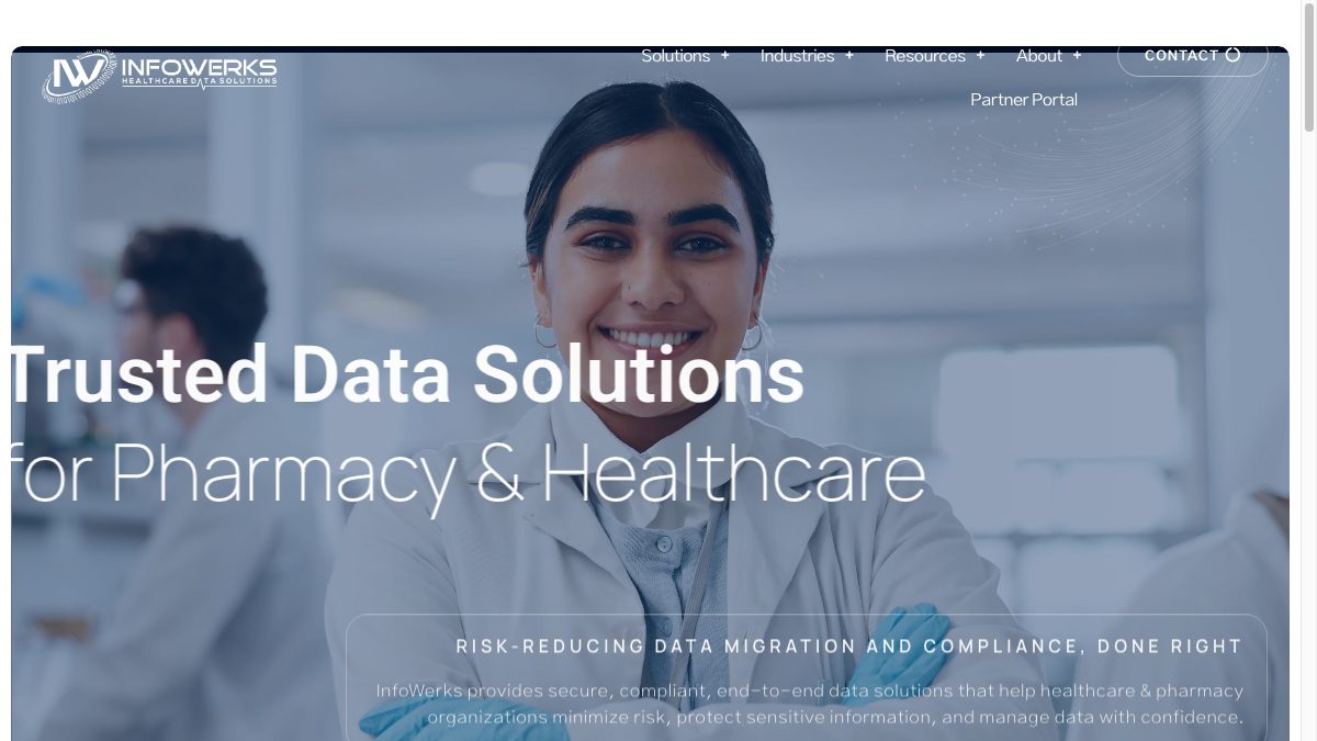 InfoWerks website preview