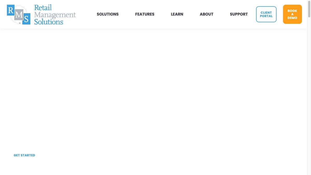 RMS / Retail Management Solutions website preview