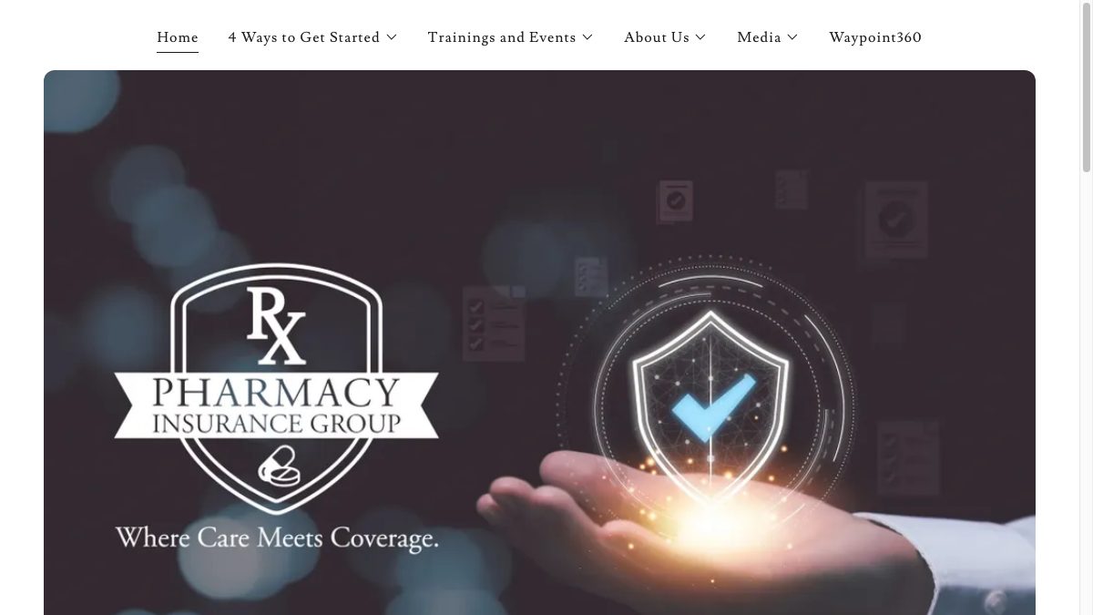RX Insurance Group website preview