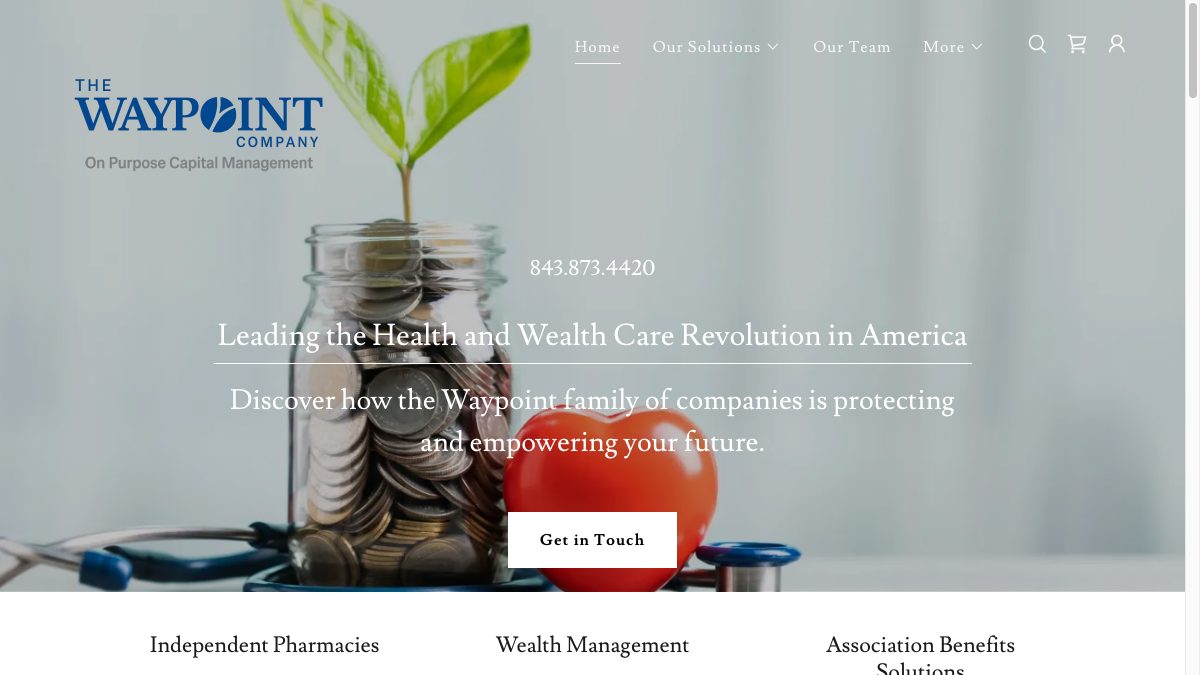 Waypoint website preview