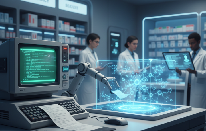 How Tech Rewired Pharmacy: From the First Computer Script to the A.I. Era