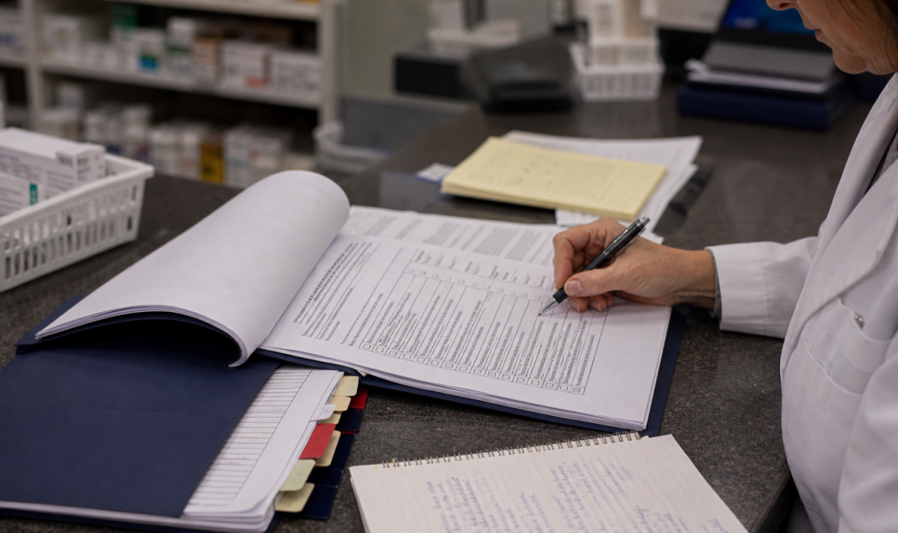Compliance editorial featured image for Common Compliance Blind Spots Independent Pharmacies Should Review, showing a realistic pharmacy operations scene