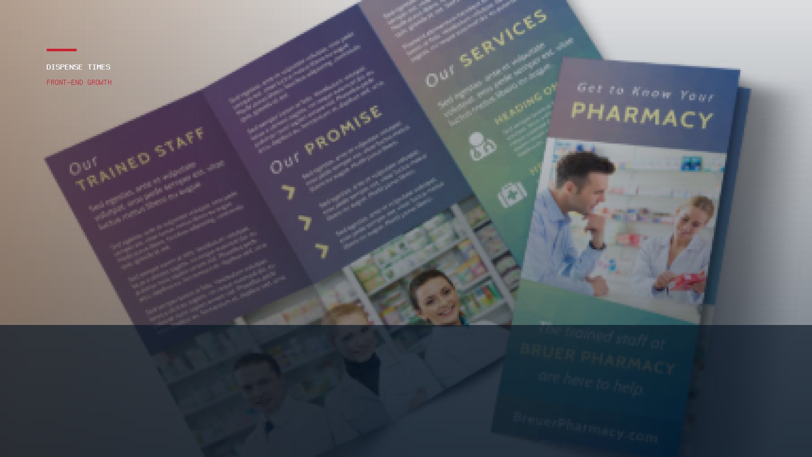 Community pharmacy storefront and front-end revenue planning