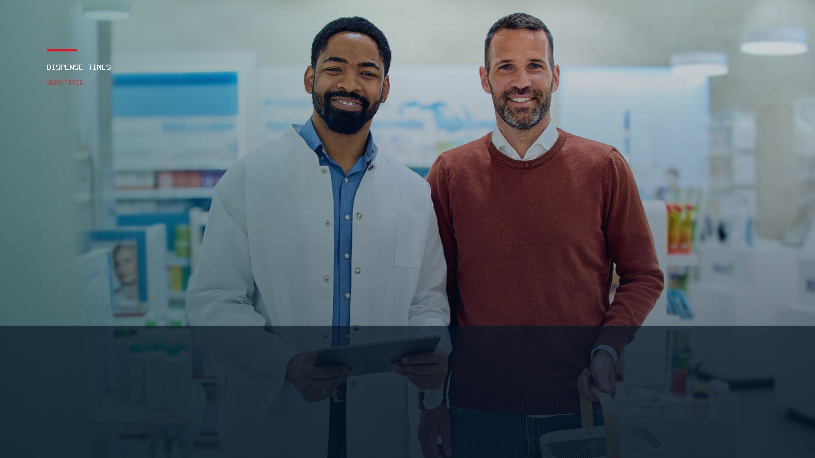 Pharmacy team workflow and staffing planning
