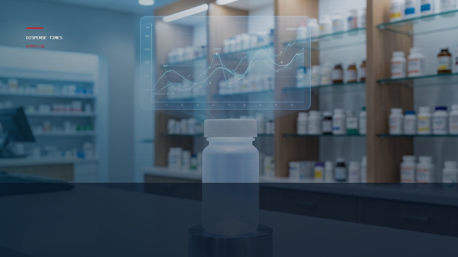 Pharmacy workflow screen and staff process review