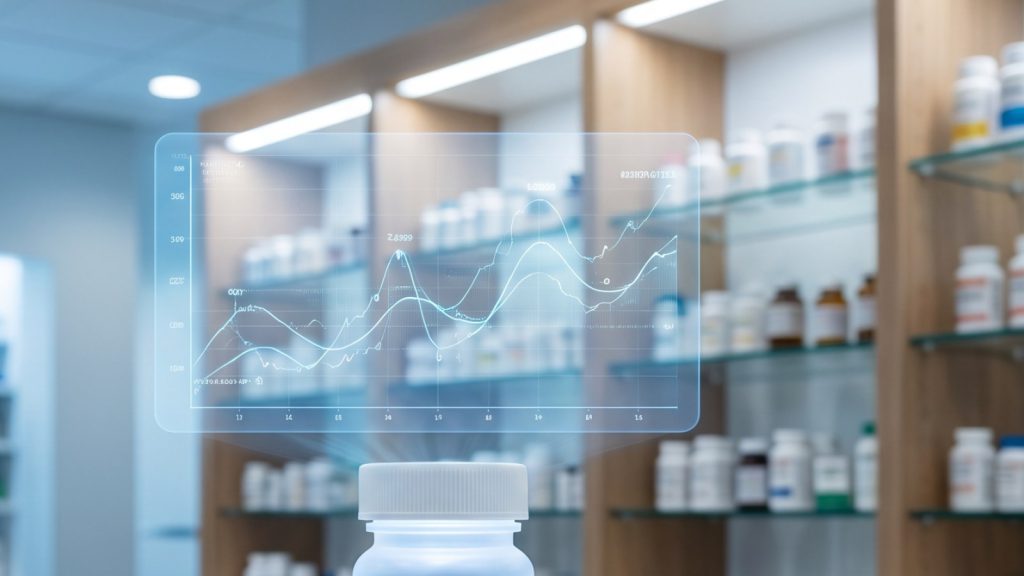 Pharmacy technology and data visualization in a pharmacy workflow setting