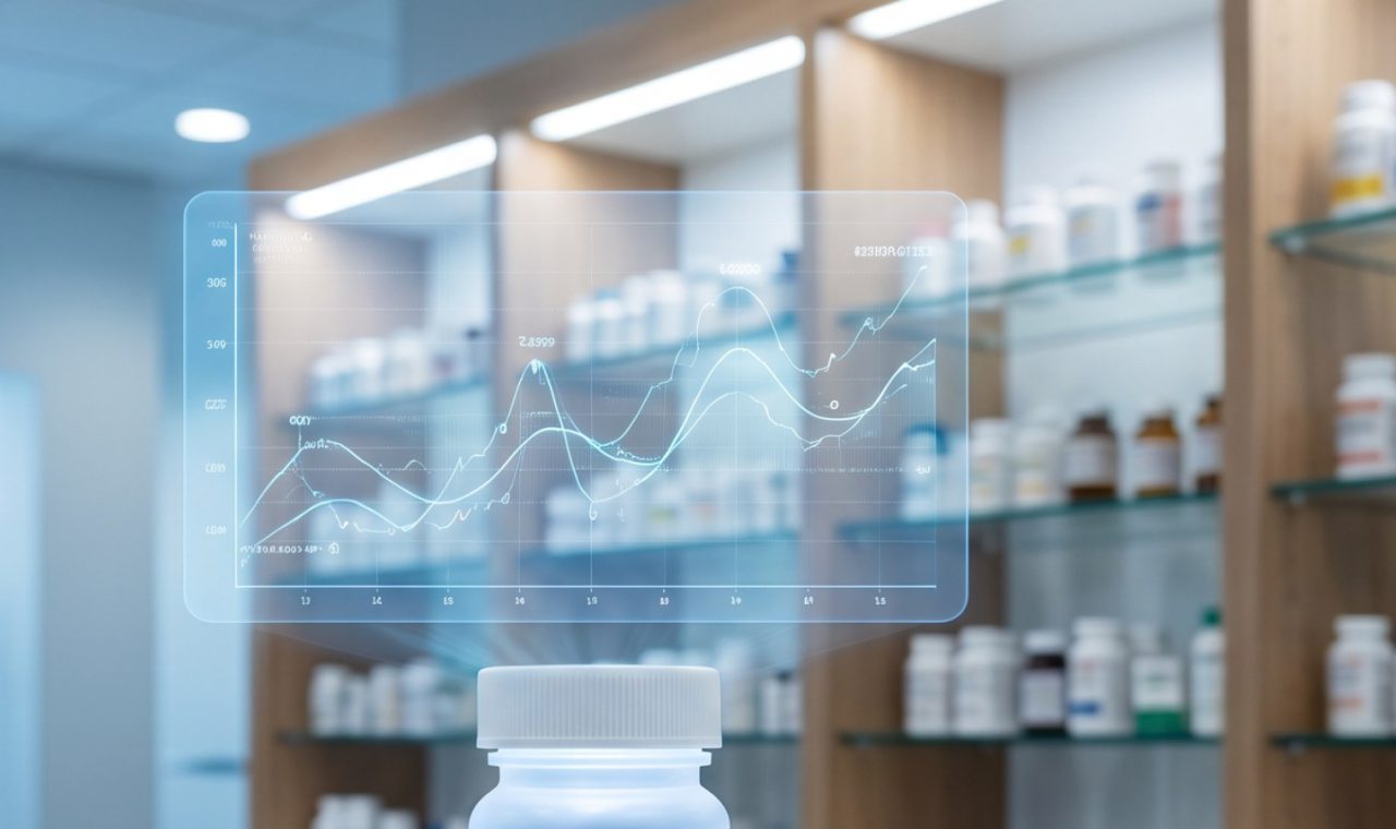 Pharmacy technology and data visualization in a pharmacy workflow setting