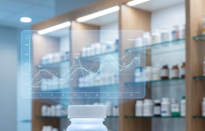 Pharmacy technology and data visualization in a pharmacy workflow setting