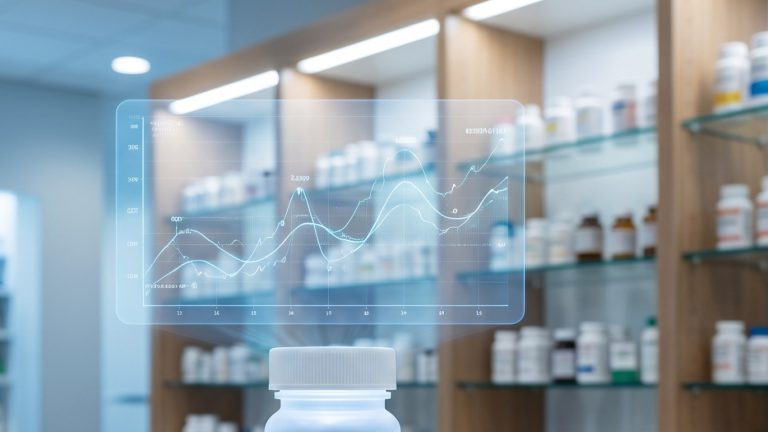 Pharmacy technology and data visualization in a pharmacy workflow setting