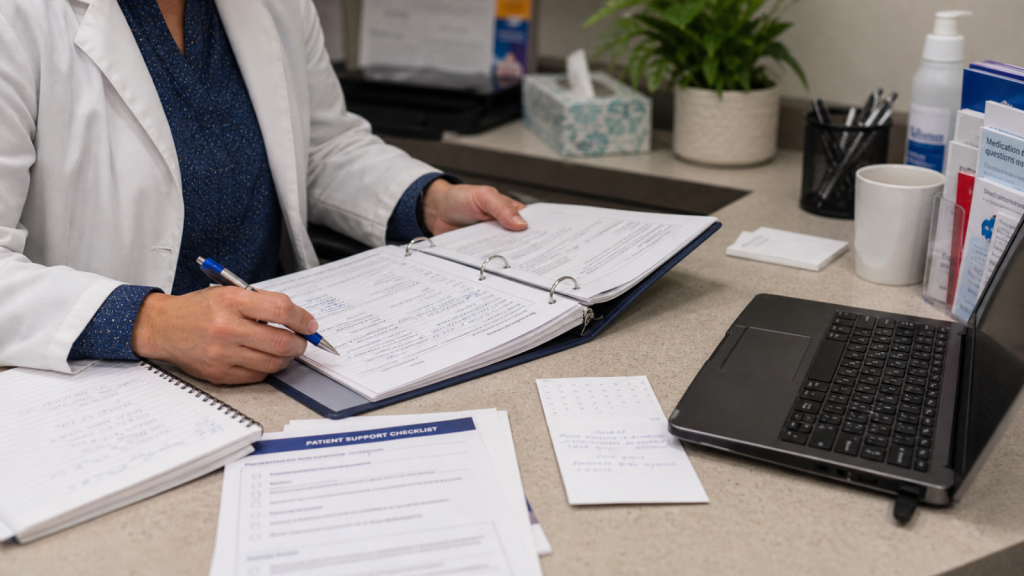 Clinical Services editorial featured image for What Pharmacist-Led Clinical Services Need Before They Scale, showing a realistic pharmacy operations scene