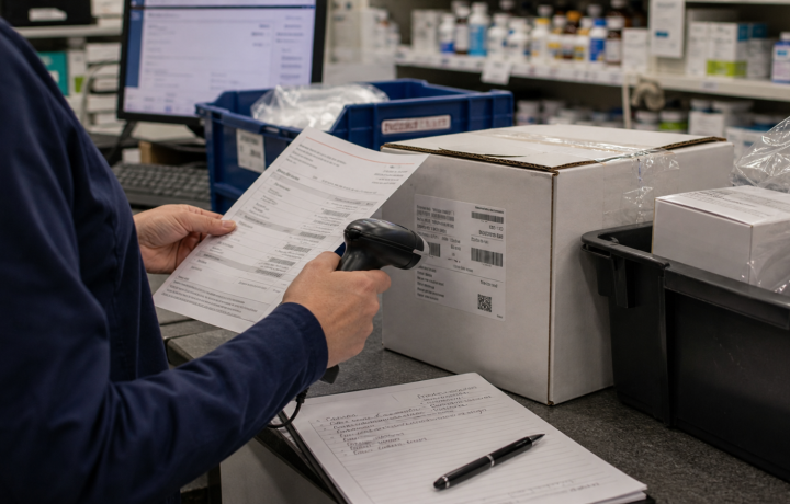 DSCSA editorial featured image for Why DSCSA Compliance Depends on More Than Technology, showing a realistic pharmacy operations scene
