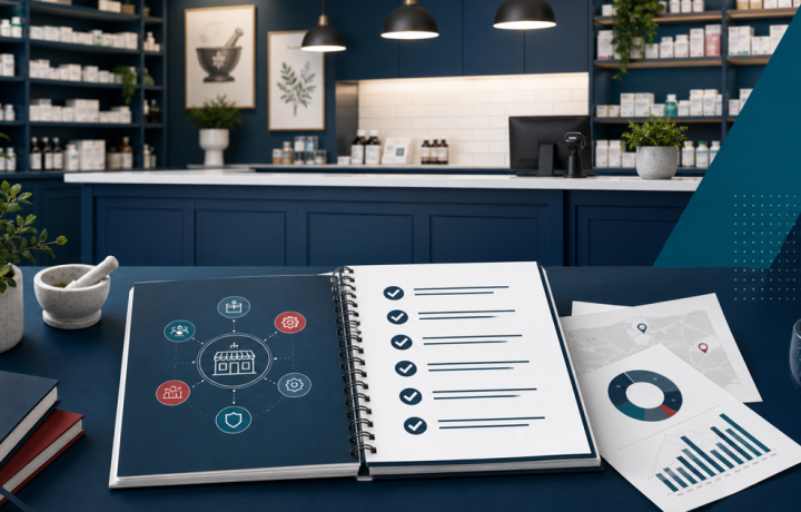 Independent pharmacy owner operations strategy playbook illustration